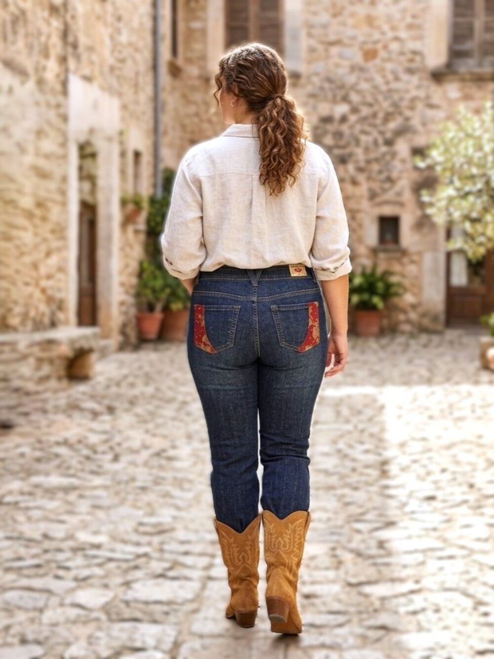 DEPARTMENT OF PEACE Bootcut Jeans. Plus Size 18 - Picture 6 of 10